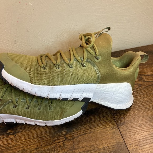 Nike Free Metcon 6 Mens 8.5 Pacific Moss Olive Green Training Shoes FJ7127 300